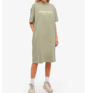 1199 NWT ~ Essentials Fear Of God T-Shirt Dress Medium